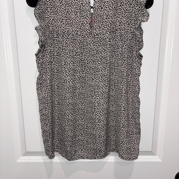 THML Black and Orange Patterned Blouse - Picture 3 of 4